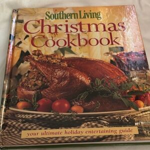 Southern Living Christmas Cookbook - Warm Brown and Vibrant Red